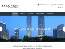 Tablet Screenshot of excorian.com